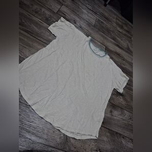 Madewell Whisper Cotton Ringer Retro Crew Neck Soft Tee T-Shirt (Size XL)